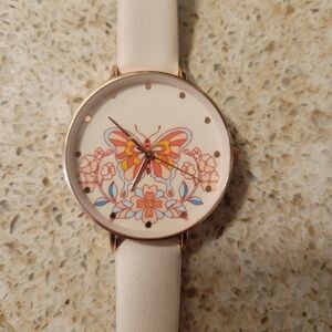 Analog Butterfly Wrist Watch